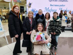 ✨️Специалисты Заводского ТЦСОН посетили выставку инклюзивного проекта Белорусского союза женщин «Другая глубина»» в ТЦ «Столица».