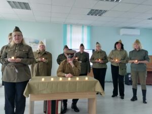 🔥 В преддверии 80-й годовщины Великой Победы состоялся праздничный концерт  коллективов ТЦСОН Заводского района «Одна на всех великая Победа».